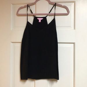 Lilly Pulitzer Black Strappy Tank - Small